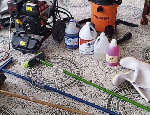 Bani, Limpieza de cisterna, piscina y tinaco.