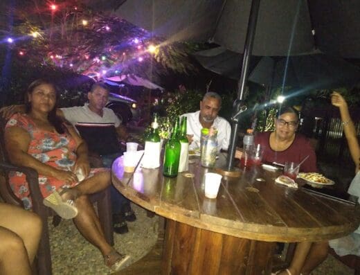 El patio de comedero