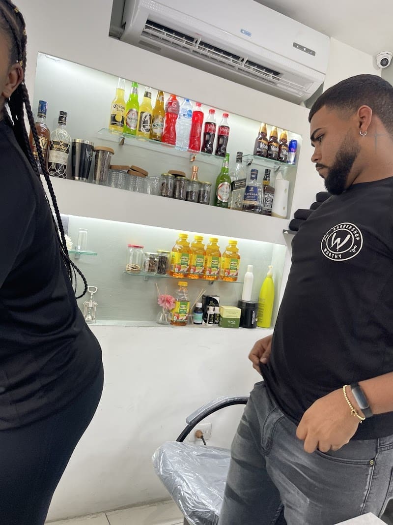 Worthy Barber Shop bar