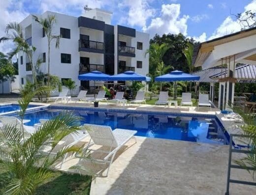 aparthotel las taranas – Two-Bedroom Apartment with Resort View