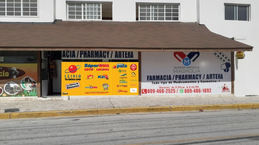 SUPER FARMACIA MAGNOLIA -cabeza de toro bavaro,pharmacy, apteka